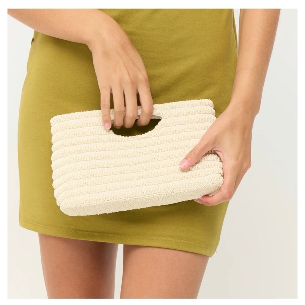Accessory to Love Seed Bead Clutch w/Chain